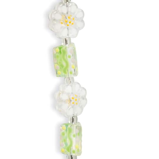 Jesse James Beads Daisy & Geometric Shape Glass Beads